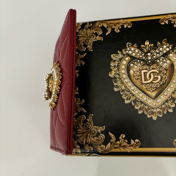 Dolce & Gabbana Devotion Card Case Card Holder Leather - Picture 8 of 10